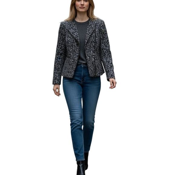 Classiques Entier Atelier Textured Cotton Silk Blazer Jacket Medium - Picture 1 of 11